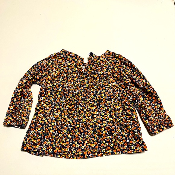 🌟5/$25 Carter’s Floral Long Sleeve Blouse Size 12 Months - Picture 2 of 3